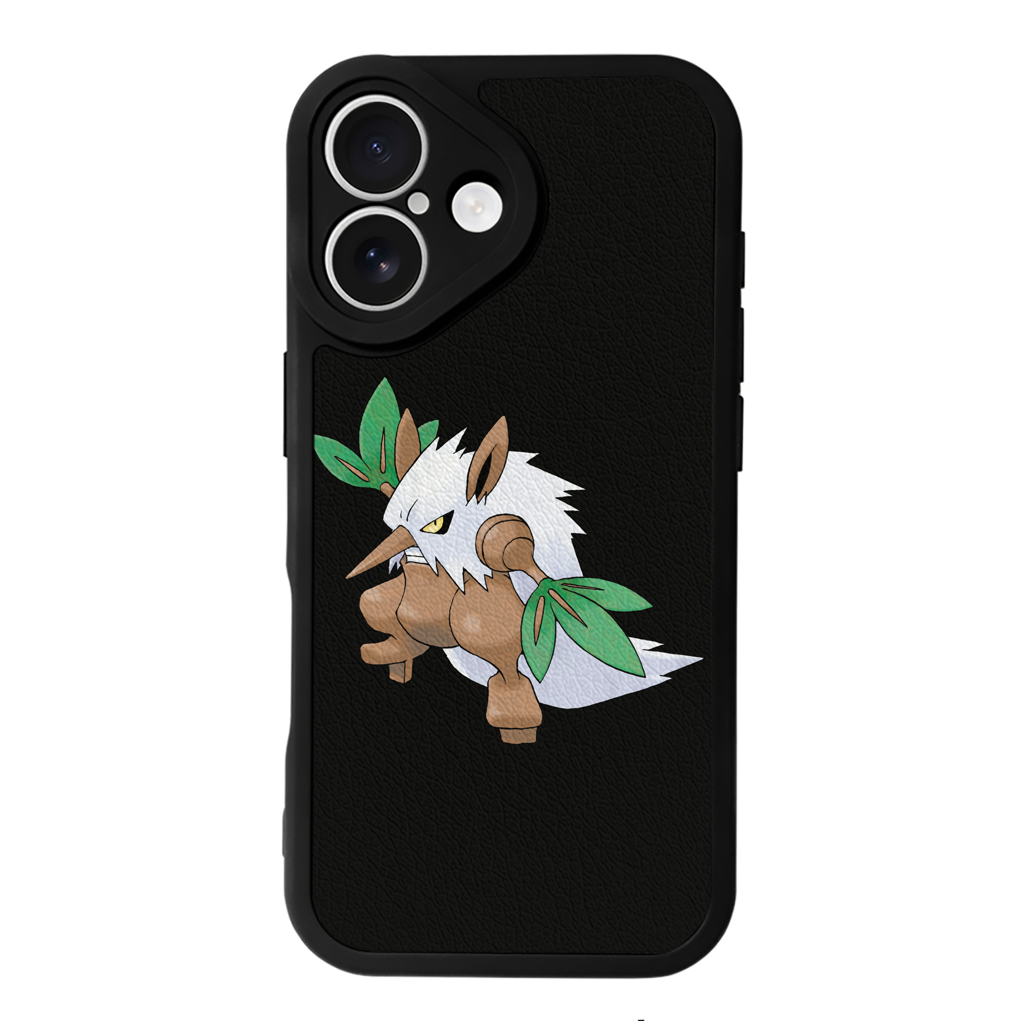 （画像用） ポケットモンスター Pokémon 【iPhone 16シリーズ対応】シリコンスマホケース（レザー調） 材質：シリコン
